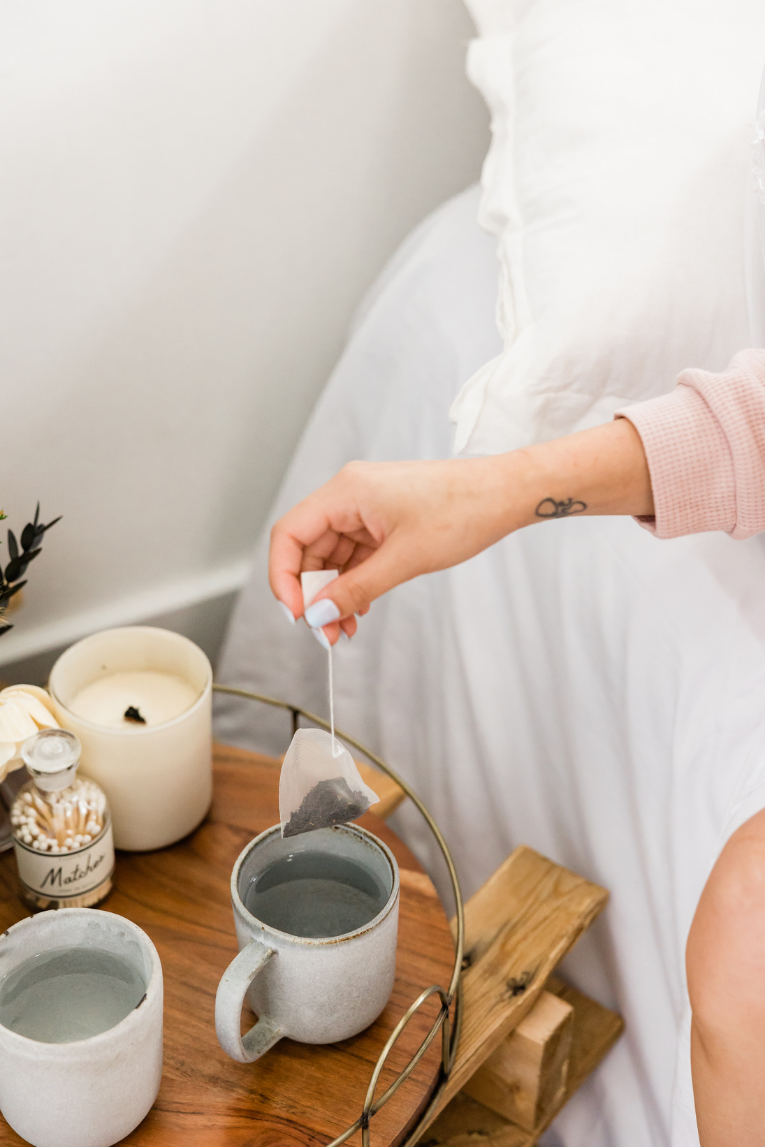 Person Drinking Tea